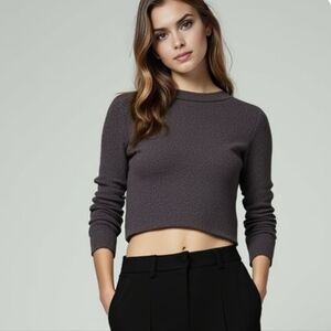 Old Navy Brown Cowl Neck Top Size Large